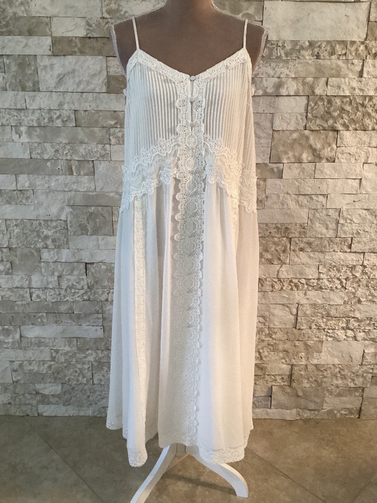 Caroline Constas Dresses & Skirts - Caroline Constas white lace maxi slip dress (NWT)